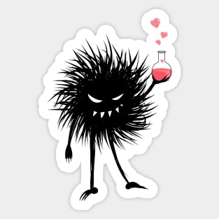 Evil Bug With Love Potion Sticker